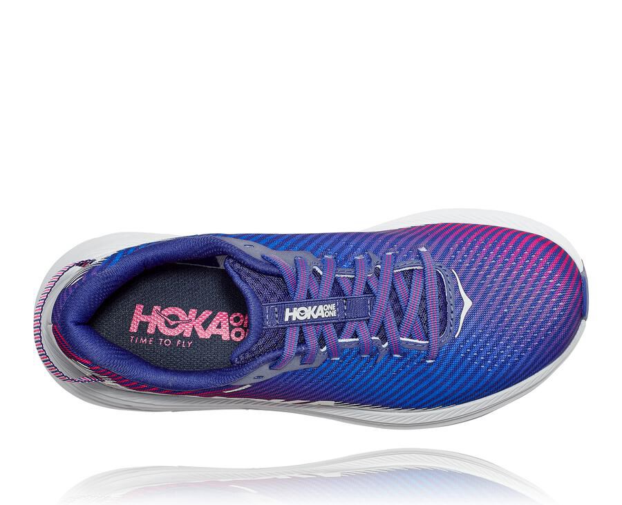 Hoka One One Koşu Ayakkabısı Kadın Mavi/Beyaz - Rincon 2 - DH7219834